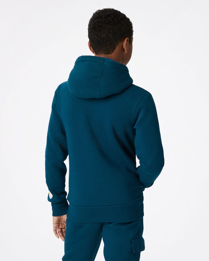 Mikiny S Kapucňou Converse Into The Wild Fleece Pullover Chlapcenske Modre | SK ECISY4